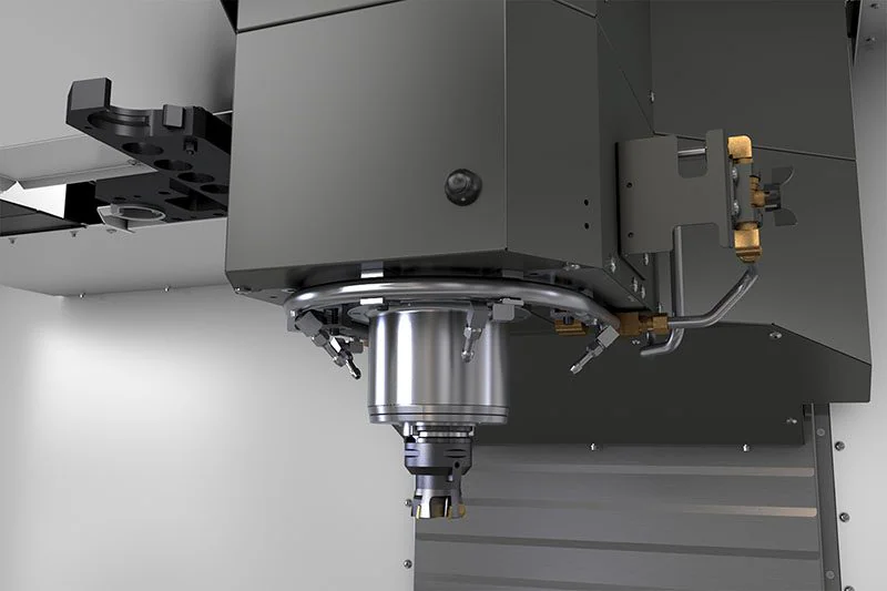CNC milling spindle and cutting tool