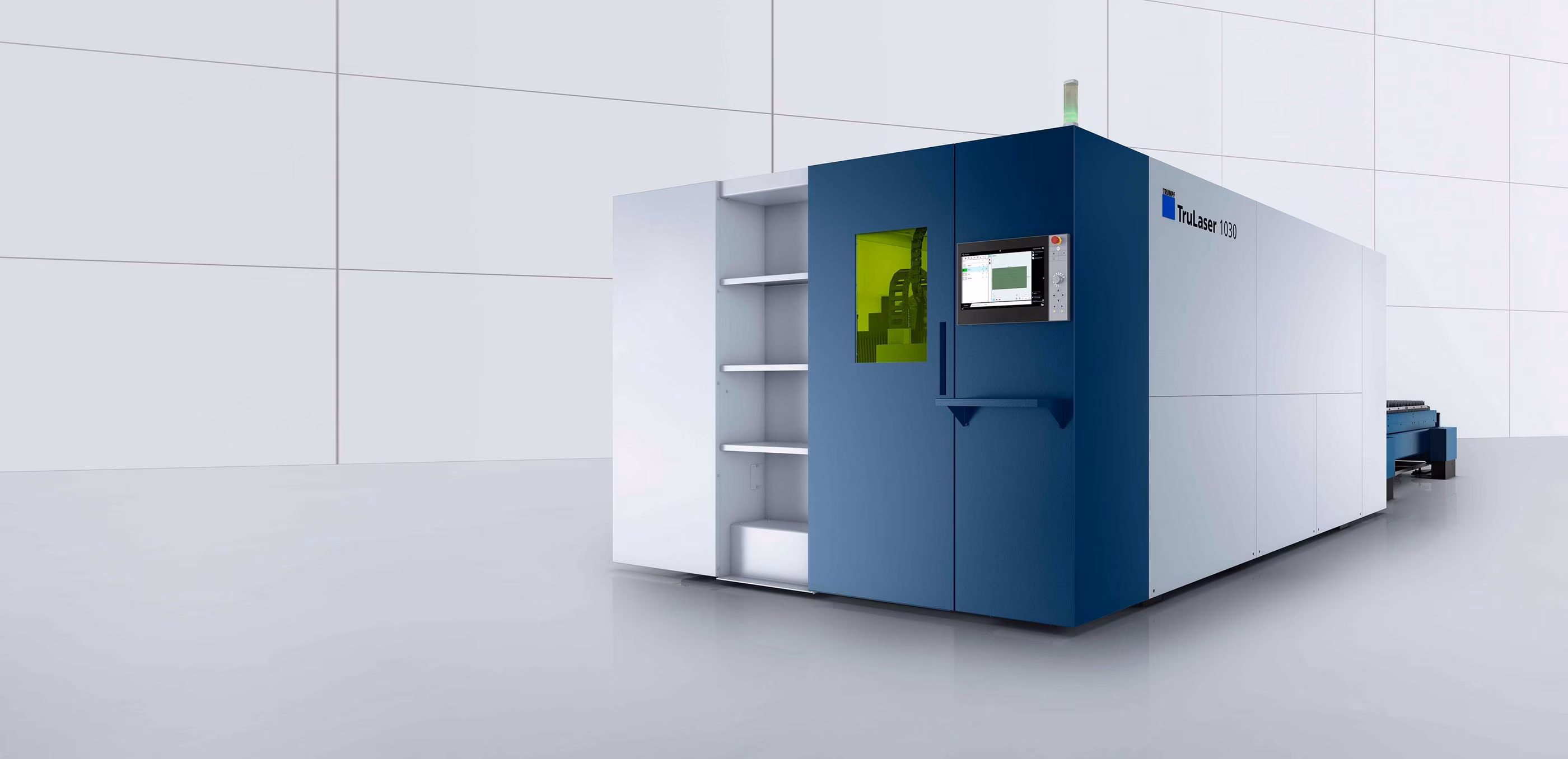 Enclosed TRUMPF fiber laser cutting machine