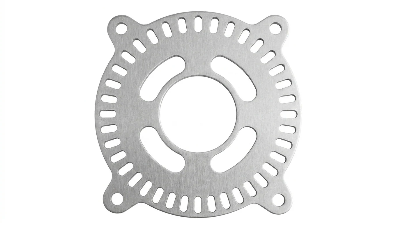 Underside after deburring — clean, flush surface