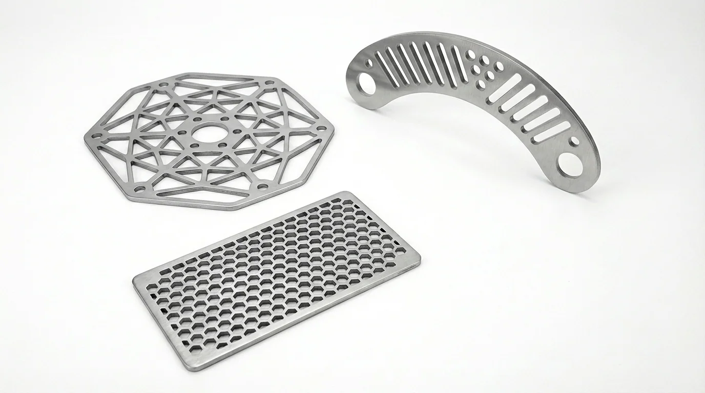 Representative stainless steel parts
