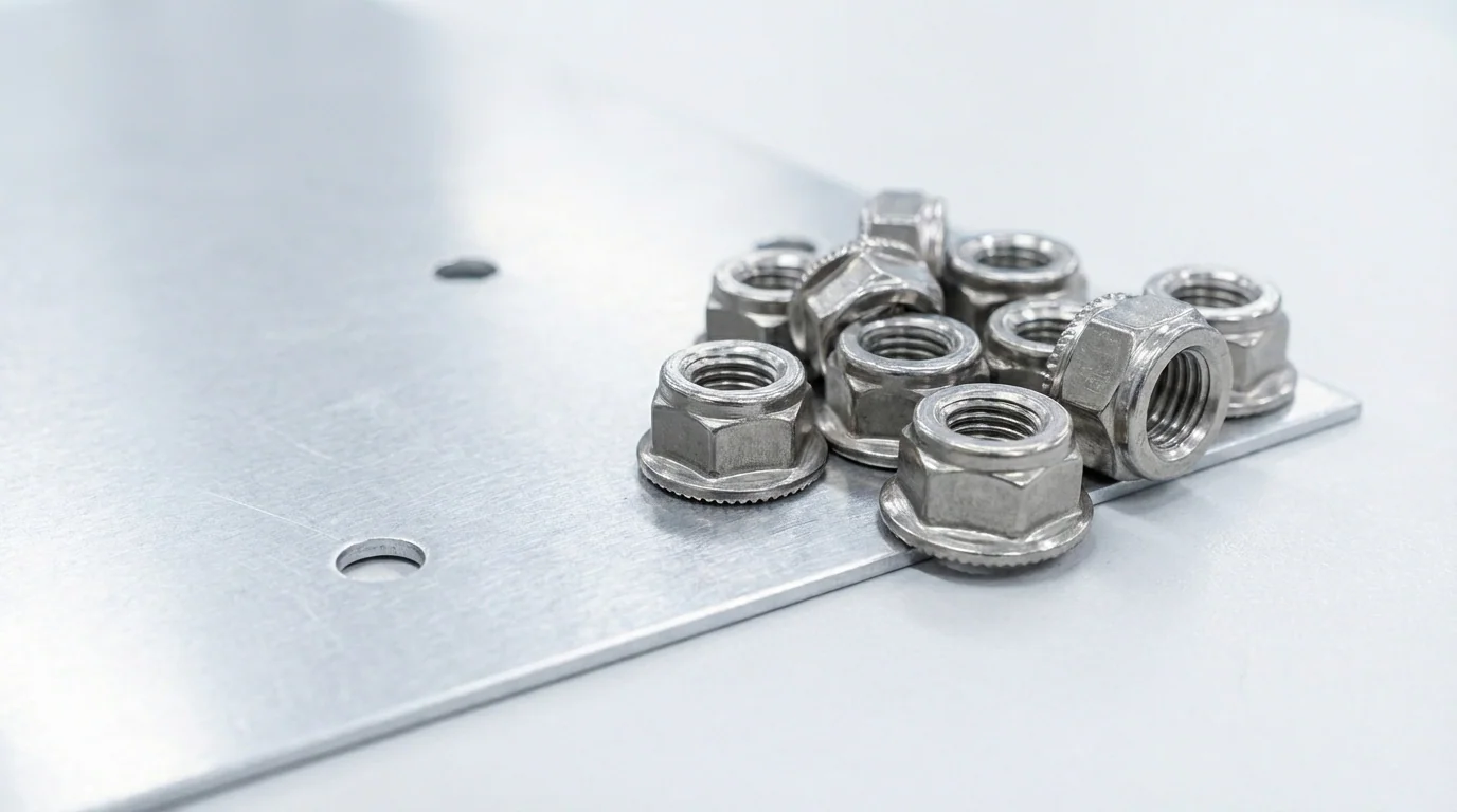 Self-clinching hardware for sheet metal assemblies